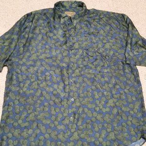 Utopia silk short sleeve vintage shirt